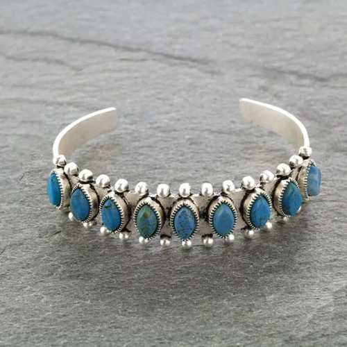 Turquoise vintage bangle - vintage,