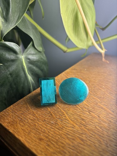Turquoise bracelet and - turquoise, two