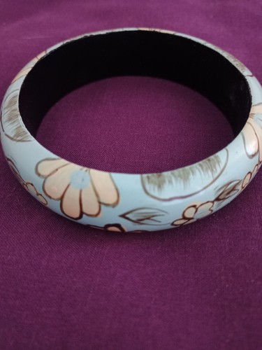 Ladies floral turquoise wooden - floral,