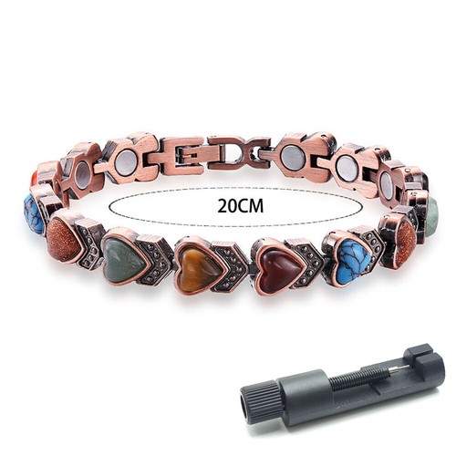 Copper magnetic bangle - copper,
