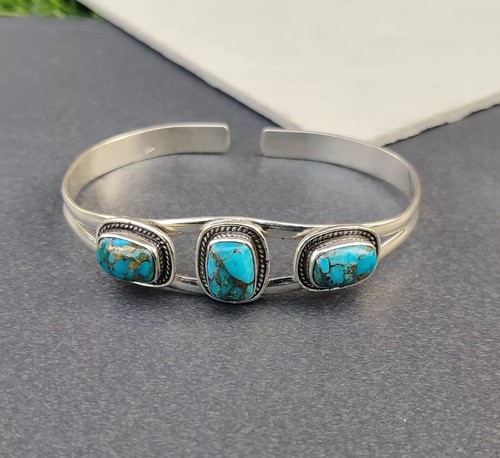 Blue copper turquoise gemstone - copper,