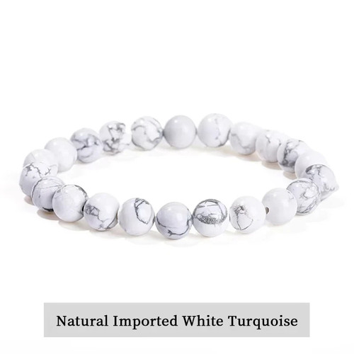 Natural stone beads bracelet - stone,